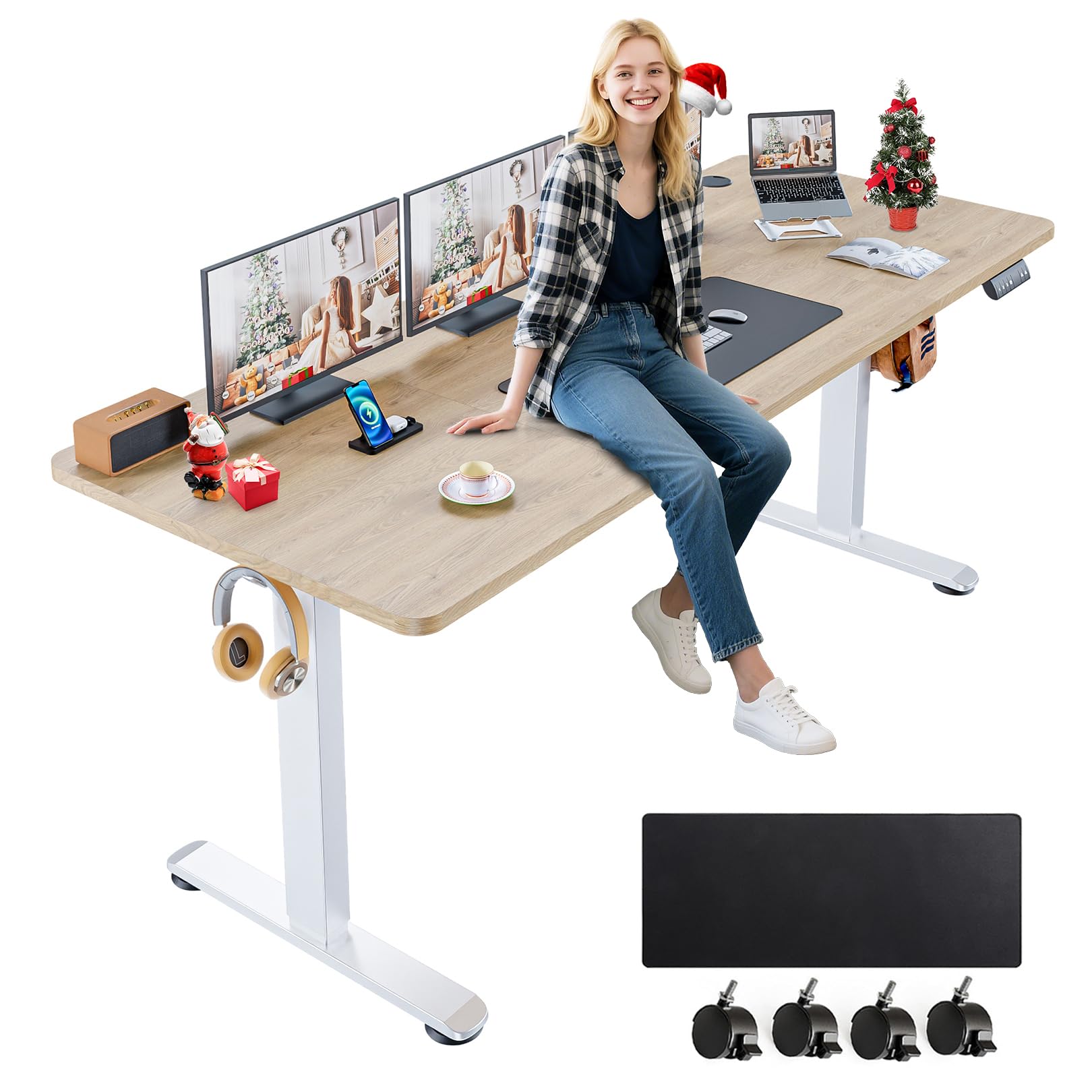 Amazon.com: farexon 71x28 Inch Electric Standing Desk with Mouse